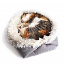 Pet Dog Kennel Cat Bed Puppy Foldable Pets Cushion Cats Sleeping Pet Soft Square Plush Warm Mat Blanket Pet Supplies Accessories 2024 - купить недорого