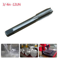 HSS 3/ 4in -12UN Thread tap Plug Hand Tap Screw Metric Machine Straight Flute Thread Hand Tap Drill Milling Cutter Hand Tools 2024 - buy cheap