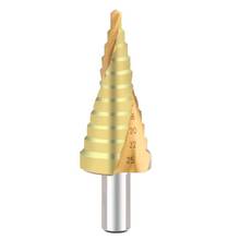 Broca métrica espiral 4-12/20/32mm, broca de perfuração forma de pagode, broca de perfuração hss 2024 - compre barato