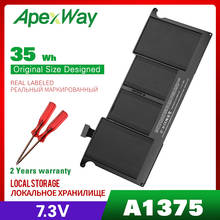 7.3v 35wh apexway bateria para laptop apple a1375, para apple macbook air 11 "a1370 (produção 2010) 2024 - compre barato