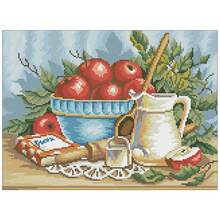 Fruits and books patterns Counted Cross Stitch 11CT 14CT 18CT DIY Chinese Cross Stitch Kits Embroidery Needlework Set home decor 2024 - buy cheap