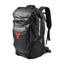 Mochila impermeable de viaje para motocicleta, bolsa de almacenamiento de equipaje para deportes y actividades al aire libre, gran capacidad, soporte para casco 2024 - compra barato