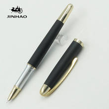 JINHAO 606 Matte Black and Gold 0.38mm Nib Fountain Pen High Quality School Office Supply Fashionable Pens 2024 - buy cheap