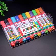 12 Colors/pack Refillable Whiteboard marker School Dry Erase Markers Children pen Supplies 2024 - buy cheap