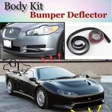 Bumper Lip Deflector Lips For Jaguar XJ220 Front Spoiler Skirt For TG Friends to Car View Tuning / Body Kit / Strip 2024 - buy cheap