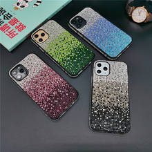 Capa com gradiente colorido brilhante 3d, capa com glitter brilhante colorida para huawei p30 pro p40 pro capa traseira para huawei mate 30 pro 2024 - compre barato