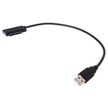 Новый Usb Для 7 + 6 13pin тонкий Sata/ide Cd Dvd Rom Оптический привод кабель адаптер для ноутбука 2024 - купить недорого