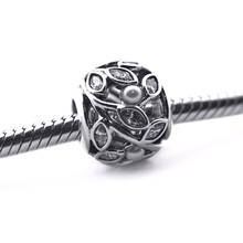 Fits Pandora Bracelet Luminous Leaves Charm S925 Original Sterling Silver Beads for Women Jewelry Making kralen diy berloques 2024 - buy cheap