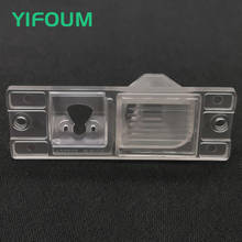 YIFOUM-Soporte de cámara de visión trasera de coche, luz de matrícula para Mitsubishi Pajero 2006, 2007, 2008, 2009, 2010, 2011, 2012, 2013, 2014, 2017 2024 - compra barato