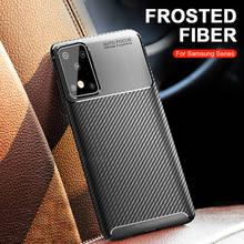 For Samsung Galaxy S20 Ultra Case Luxury Carbon Fiber TPU Soft Cover For Samsung S 20 S20 Plus S20Plus Shockproof Back Case 2024 - buy cheap