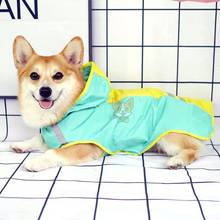 Pet Dog Reflective Raincoat For Small Medium Large Dogs Waterproof Jacket Rain Coat Clothes Corgi Labrador Schnauzer Pug CTC04 2024 - buy cheap