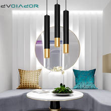 Luminária pendente de led, moderna, para casa, para sala de estar, sala de jantar, bar, suspensa, cilindro, lâmpada de cozinha 2024 - compre barato