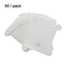 50pcs Embroidery Thread holder Floss Craft Bobbin Cross Stitch Storage Holder Sewing Thread Winder Plastic Boards Card Organizer 2024 - buy cheap