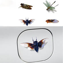 Fashion 1Pcs Car-Styling 3D Car Stickers Decals Realistic Insects Flys Cricket Dragonfly Bee Classic Personality Waterproof 2024 - buy cheap