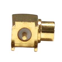 Conector adaptador MCX Jack hembra convertidor coaxial RF, montaje PCB con poste de soldadura, ángulo recto, chapado en oro, novedad, venta al por mayor, 1 ud. 2024 - compra barato