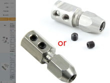 Stainless Steel Flex Collet Coupler For 5mm Motor Shaft And 4mm Cable RC Boat 2024 - buy cheap