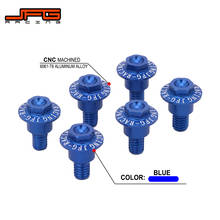 Motorcycle 6PCS Screw Blue Front Fork Guard Bolts For YAMAHA YZ65 YZ85 YZ125 YZ250 YZ250F YZ450F YZ125X YZ250X YZ250FX YZ450FX 2024 - buy cheap