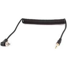 3.5mm Plug to Male Flash PC Sync Spring Cord Cable Screw Lock for Yongnuo RF-603 Flashing 2024 - buy cheap