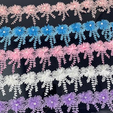 1 yard petal lace fabric Webbing Decoration Love gift ribbons crafts 80mm 2024 - buy cheap