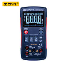 Zoyi botão multímetro digital real-rms, 9999 de contagem, automático/manual com barra analógica de gráfico ac/dc, amperímetro de voltagem ohm rm409b 2024 - compre barato