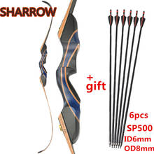 56" Archery Takedown Recurve American Hunting Bow 20-50lbs Right Hand With Glassfiber Arrows For Hunting Shooting Accessories 2024 - buy cheap