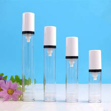 Garrafa de perfume sem ar transparente, 5ml, 10ml, 12ml, 15m, portátil, com spray preto, recarregável 2024 - compre barato