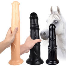 Super Long Animals Horse Dildo Large Penis Women Vagina Anus Dilator Men Prostate Massager Huge Anal Butt Plug Adult Sex toys 2024 - buy cheap