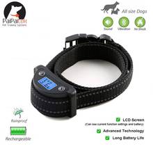 Non Shock Dog Bark Stop Collar Safe Rechargeable Dog Barking Collar LCD Display with Sound Vibration Mode for S M L Sized Dogs 2024 - buy cheap