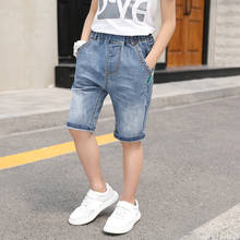 IENENS Summer Shorts Jeans Young Boys Cloose Shorts Children Denim Mid Pants Kids Baby Boy Stretch Knee Length Short Trousers 2024 - buy cheap