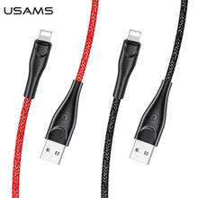 USAMS 2A 1m 2m 3m Type C Micro USB Lightning Phone Cable For iPhone 13 12 11 X 8 iPad Huawei Sumsung Android Data Sync Cable 2024 - buy cheap