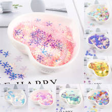 9mm snowflake sequins nails beauty DIY sequins handmade materials crystal clay beads wedding party throwing sequins 2024 - buy cheap