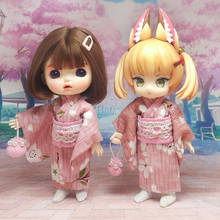 Nova roupa de boneca bjd, roupas de meninos e meninas, kimono japonês yukata para ob11,obitsu 11, conversa, 1/12 bjd, acessórios de boneca 2024 - compre barato