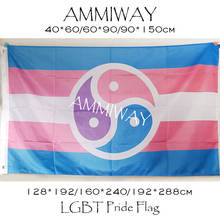 AMMIWAY Transgender Bisexual BDSM Pride Flag Rainbow LGBT Gay Pride Flags Polyester Rainbow Large LGBT Pride Flag Outdoor Banner 2024 - buy cheap