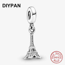 Подвеска из серебра 925 пробы с изображением Парижской Эйфелевой башни 2024 - купить недорого