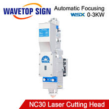 Автоматическая Фокусирующая Волоконно-Лазерная режущая головка WaveTopSign WSX NC30 0-3 кВт, максимальная мощность лазера 3000 Вт для резки металла 2024 - купить недорого