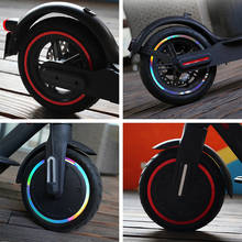 Electric Scooter Reflective Wheel Rim Strip Self Adhesive Safety Rim Stickers For Xiaomi Mijia M365 Electric Scooter Parts 2024 - buy cheap