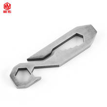 1PC 4 in 1 Stainless Steel Wrench Opener Combination Multifunction Tool Outdoor EDC Portable Keychain Tool Pendant 2024 - buy cheap