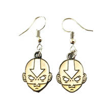 FANTASY UNIVERSE The Last Airbender Earring Cartoons Aang Eardrop Metal High Quality Fashion Jewelry 2024 - buy cheap
