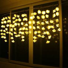 Cortina de luces LED de Navidad, guirnalda de luces decorativas impermeables de 3,5-0,4 M, 5M, 0,6 m, para fiestas, jardín y exteriores 2024 - compra barato
