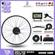 Electric Bicycle Conversion Kit 36V500W 48V500W Rear Screw Wheel Hub Motor 16-29inch700C For MTB eBike Conversion Kit 2024 - buy cheap