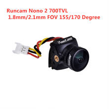 Runcam-mini câmera, peças de reposição para drone, 1/3 polegadas, 1.8 tvl, 2.1mm, fov 155/170 graus, cmos, fpv, rc 2024 - compre barato