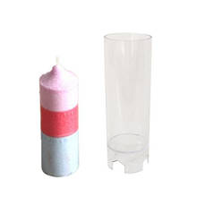 Siamese Church Head Candle Molds Plastic Pillar Candle Making Kit  Cylinder Rib Candle Making Molds DIY Candle Making Supplies 2024 - buy cheap