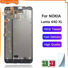 Fix2sailing For Microsoft Nokia Lumia 640XL 640 XL LCD Display with Touch Screen Digitizer Assembly With Frame 2024 - buy cheap