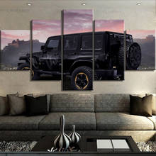 Five-Piece Hd Car Cardross Landscape Garden Art Canvas Painting Modern Home Living Room Background Board Wall Poster and Picture 2024 - buy cheap