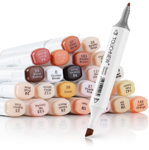 24 Colors Skin Tone Alcohol Markers Set Dual Tip Art Marker Permanent Sketch Marker Pens Drawing Coloring School Pennarelli 2024 - buy cheap