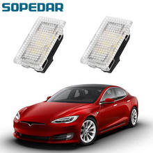 Luces LED de Interior ultrabrillantes para coche Tesla modelo 3 X R Y S, Kit de bombillas de lámpara de marco de maletero, fácil de enchufar, 2 uds. 2024 - compra barato