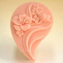 Flower 3D Silicone Soap Mold Leaf Design DIY Silicone Mold for Soap Making Scented Candle Wax Molds Chocolate Cake Baking Tools 2024 - buy cheap