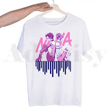 Camisetas japonesas de anime nano, camisetas de verão da moda, com estampa de mangá, harajuku, engraçada, para homens 2024 - compre barato