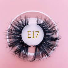 Mikiwi 25mm E17 real Mink Eyelash 100% Natural Handmade Eyelashes Full strip lashes Soft Dramatic false Eyelash Resuable makeup 2024 - buy cheap
