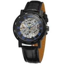 T-WINNER Брендовые мужские механические часы с кожаным ремешком, мужские водонепроницаемые наручные часы 2024 - купить недорого